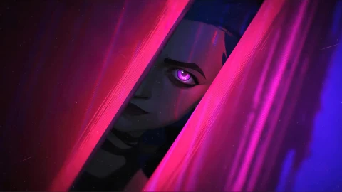 Fondo de Pantalla Animado Jinx de Arcane ☄️ en Movimiento - Free Live Wallpaper