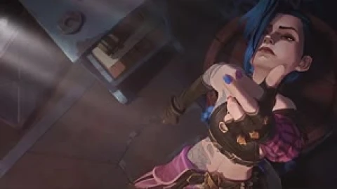Fondo de Pantalla Animado de Jinx de Arcane 🎆 en Movimiento - Free Live Wallpaper