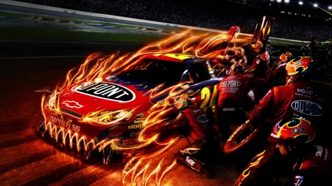 PC Monster Pit Stop Live Wallpaper - Free Live Wallpaper