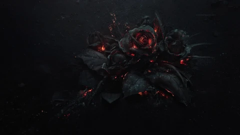 PC Burning Roses Live Wallpaper - Free Live Wallpaper