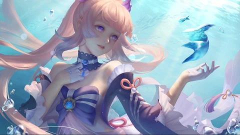 Sangonomiya Kokomi Genshin Impact Live Wallpaper For PC - Free Live Wallpaper