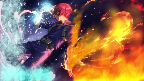 Live Wallpaper HD Shoto Todoroki My Hero Academia - Free Live Wallpaper