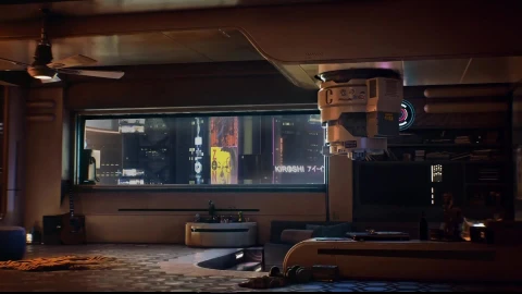 Cool Apartment Cyberpunk 2077 1080p - Free Live Wallpaper