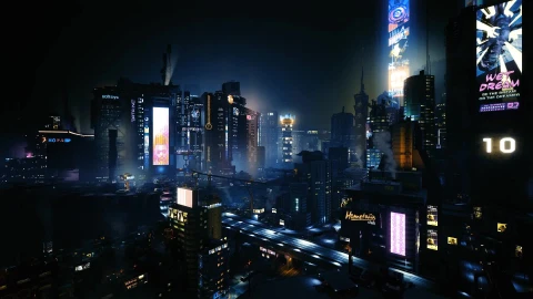 Cool Cyberpunk City 2077 1080p - Free Live Wallpaper