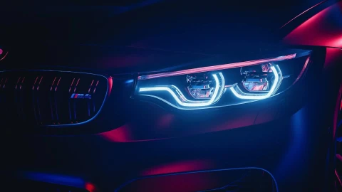 Cool BMW M4 Headlight 1080p - Free Live Wallpaper