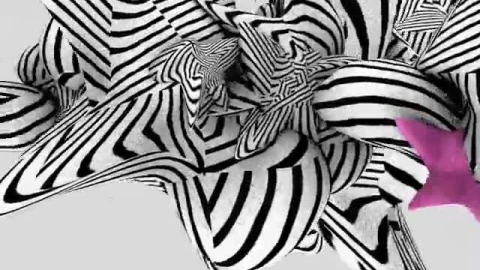 Stock Striped Blobs Live Wallpaper - Free Live Wallpaper