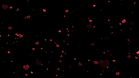 521 Hearts Black Screen Video Effects Light Effect Video Kinemaster Template Status Background - Free Live Wallpaper