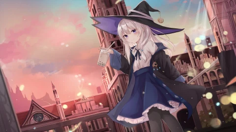 Live Wallpaper HD Wandering Witch The Journey of Elaina Majo no Tabitabi - Free Live Wallpaper