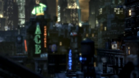 Batman Arkham City City Scene - Free Live Wallpaper