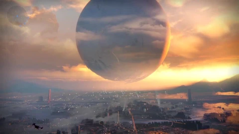Destiny Home Base Sunset - Free Live Wallpaper