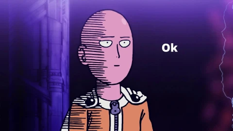 Live Wallpaper Saitama ok face One Punch Man - Free Live Wallpaper