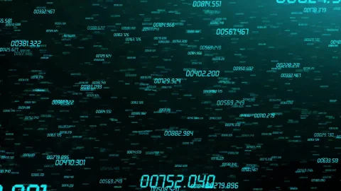 HD Code hacker glitch Numbers looped background Free video background Loop Techno background loop - Free Live Wallpaper