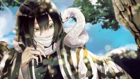 Live Wallpaper HD Obanai Iguro Demon Slayer - Free Live Wallpaper