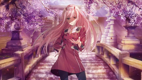 Live Wallpaper HD Darling in the Franxx Zero Two - Free Live Wallpaper