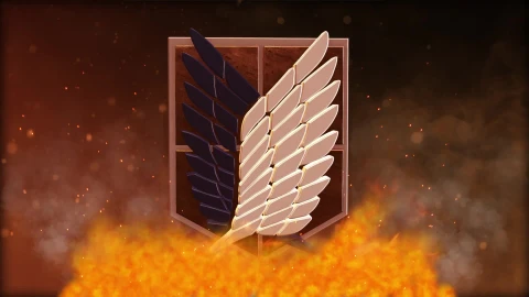 Live wallpaper HD Attack On Titan logo - Free Live Wallpaper