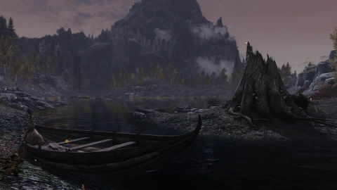 Shoreside at Dusk Skyrim SE Live Wallpaper HD - Free Live Wallpaper