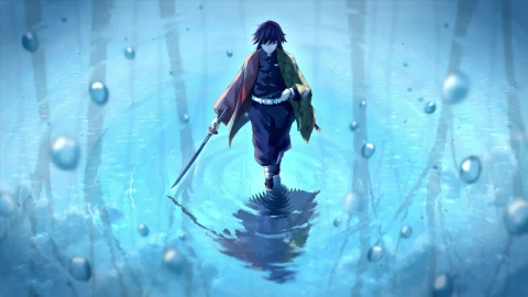 Live Wallpaper HD Giyu Tomioka Demon Slayer - Free Live Wallpaper