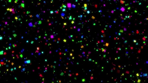 Confetti Party Celebration animation Background Free Video Background Loops - Free Live Wallpaper