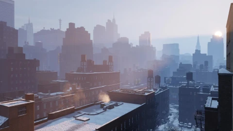 NYC Winter Cityscape The Division Live Wallpaper HD - Free Live Wallpaper