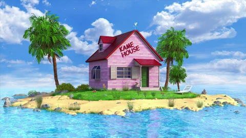 Live Wallpaper HD Kame House Dragon Ball - Free Live Wallpaper