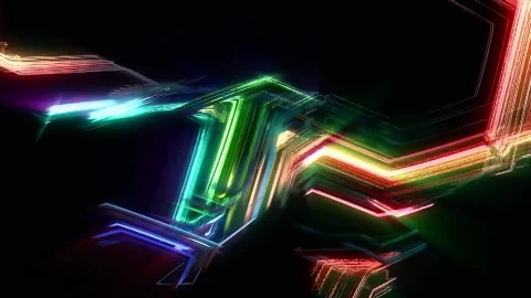 PC Colorful Flashing Lines Live Wallpaper - Free Live Wallpaper