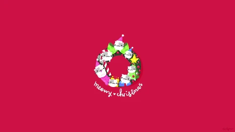 PC Cute Cats Christmas Live Wallpaper - Free Live Wallpaper
