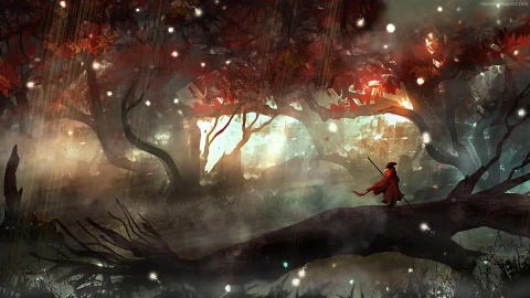 PC Fireflies Forest Live Wallpaper - Free Live Wallpaper