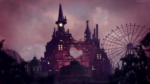 PC Fireworks Castle Live Wallpaper - Free Live Wallpaper