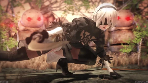 PC Nier Automata Blade Live Wallpaper - Free Live Wallpaper