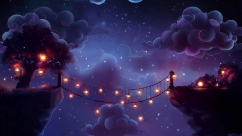 PC Night Clouds Live Wallpaper - Free Live Wallpaper