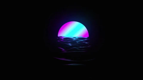 PC Retro Waves 1 Live Wallpaper - Free Live Wallpaper