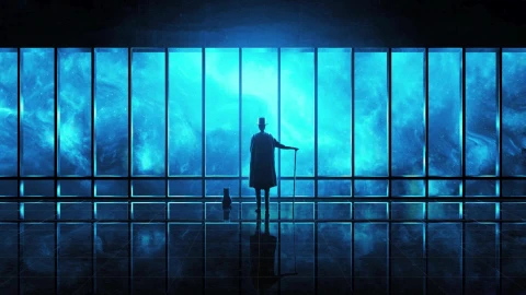 PC Watching the Universe Blue Live Wallpaper - Free Live Wallpaper
