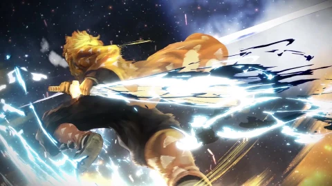 PC Zenitsu Charge Blade Live Wallpaper Free - Free Live Wallpaper