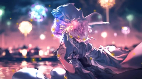 PC Yuyuko Saigyouji Touhou Live Wallpaper Free - Free Live Wallpaper