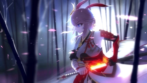 PC Yae Sakura Honkai Impact 3 Live Wallpaper Free - Free Live Wallpaper