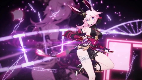 PC Yae Sakura Honkai Impact 3 1 Live Wallpaper Free - Free Live Wallpaper
