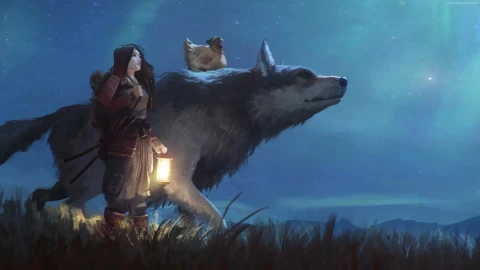PC Wolf Girl Live Wallpaper Free - Free Live Wallpaper