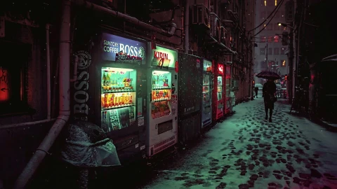 PC Winter Japan Alley Live Wallpaper Free - Free Live Wallpaper