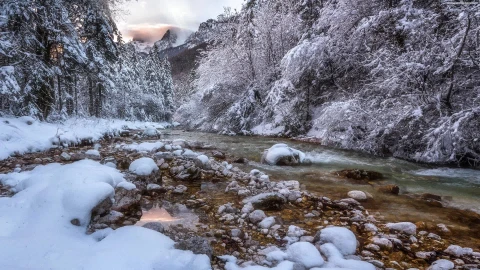 PC Winter Cold River Live Wallpaper Free - Free Live Wallpaper