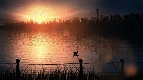 PC Wind Spinner Evenings Live Wallpaper Free - Free Live Wallpaper