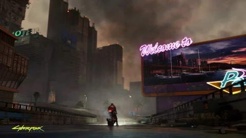 PC Welcome to Night City Cyberpunk 2077 Live Wallpaper Free - Free Live Wallpaper