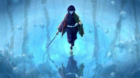 PC Water Hashira Giyu Tomioka Live Wallpaper Free - Free Live Wallpaper