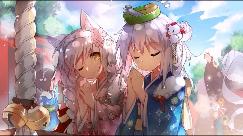PC Cute Anime Girls Live Wallpaper Free - Free Live Wallpaper