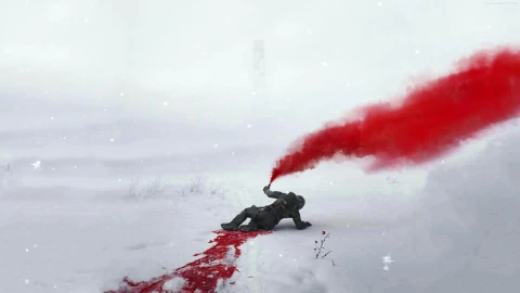 PC Red Smoke Flare Live Wallpaper Free - Free Live Wallpaper