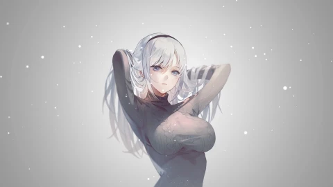 PC Sweater Girl Snow Live Wallpaper Free - Free Live Wallpaper