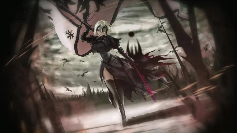 PC Black Jeanne dArc FGO Live Wallpaper Free - Free Live Wallpaper