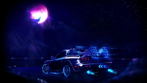 PC Neon Car Live Wallpaper Free - Free Live Wallpaper