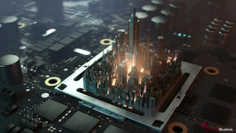 PC PCB City Live Wallpaper Free - Free Live Wallpaper