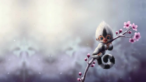 PC Cute Monkey Live Wallpaper Free - Free Live Wallpaper