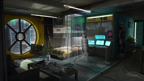 PC Cyberpunk Room Live Wallpaper Free - Free Live Wallpaper